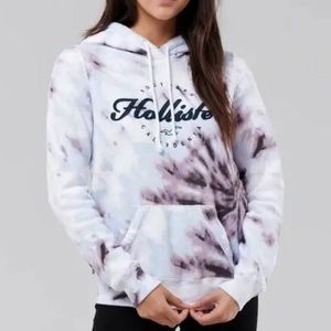 Hollister tie dye hoodie- gift but never worn